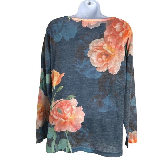 Soft Surroundings Top Petite Medium Floral Chest‎ Cut Out Multicolored - Picture 4 of 5